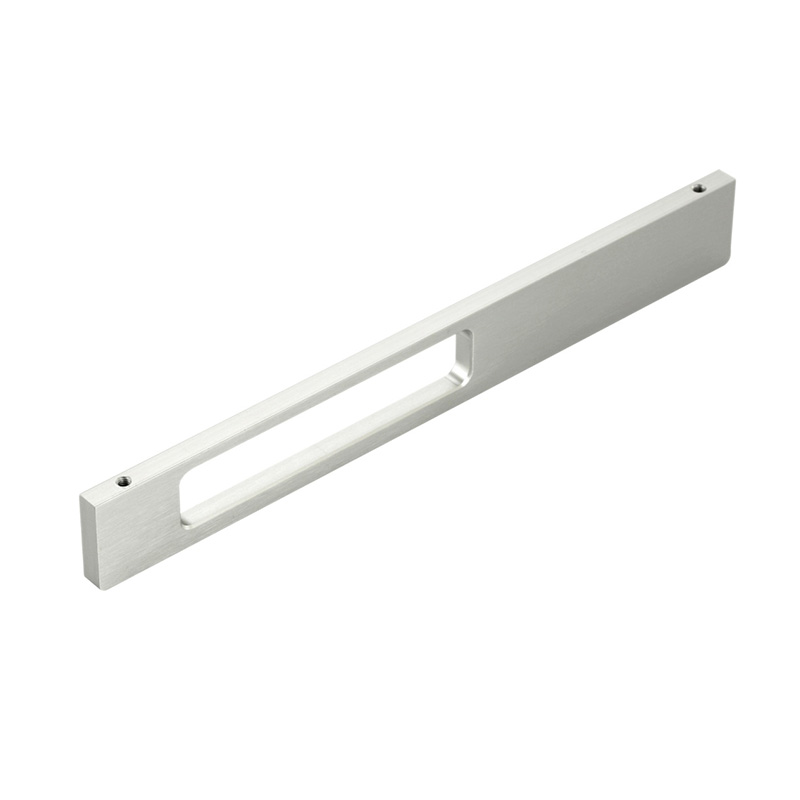 Beauty Aluminum brushed chrome kitchen door handles with screws K220-B2