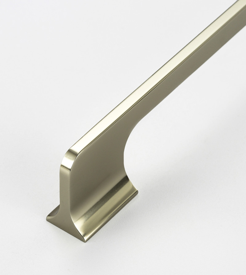 Aluminum integrated wardrobe profile handles