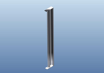 Aluminum edge sealing handle for  kitchen cabinets