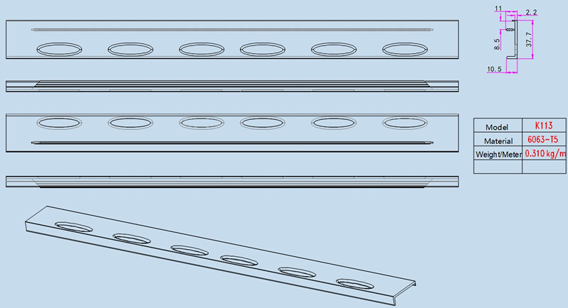Edge Profile Handle