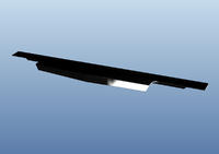 Bathoom cabinet edge profile handle