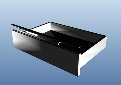 TV cabinet edge  profile handle