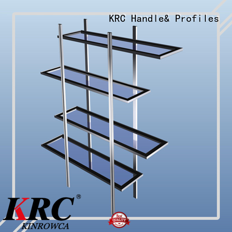 KRC cabinet aluminum frame extrusion profiles factory for kitchen