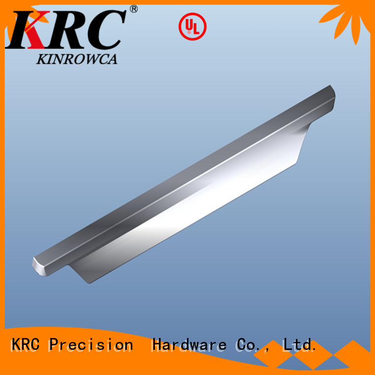 KRC profile extruded aluminum pull handle factory price for shoe cabinet
