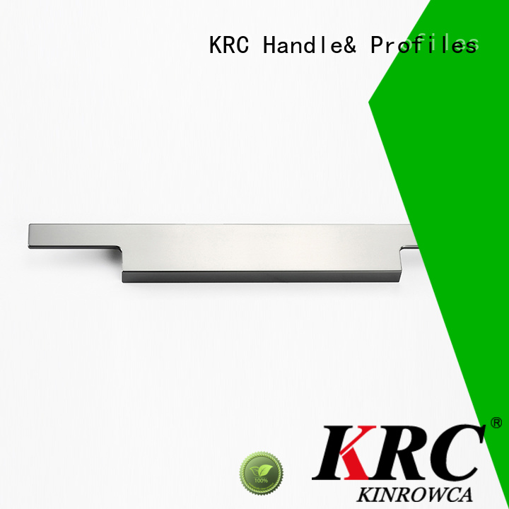 Custom finger pull cupboard handles handle factory for bathroom