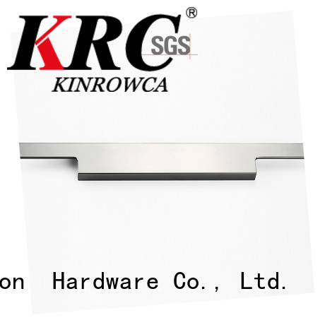 KRC modern edge pull handle anodizing TV cabinet
